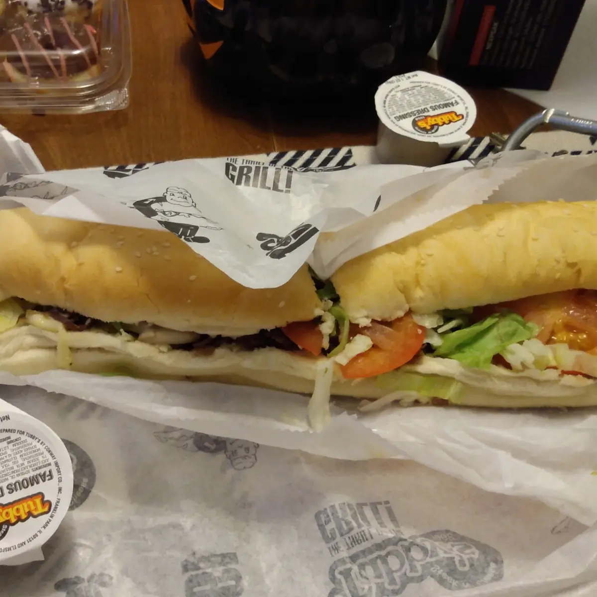 Mushroom Steak and Cheese Sub
