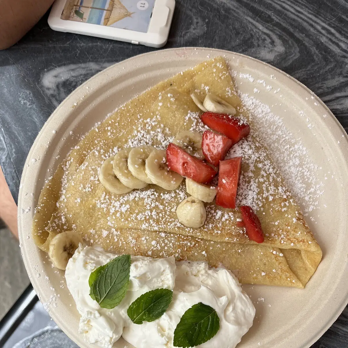 Strawberry Banana Crepe