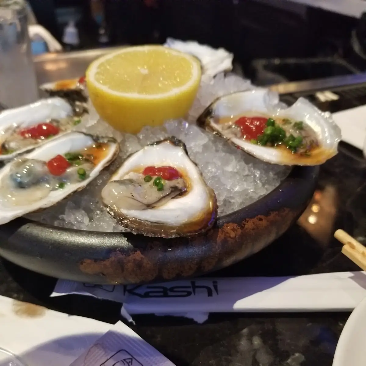 Grill Blue Point Oysters