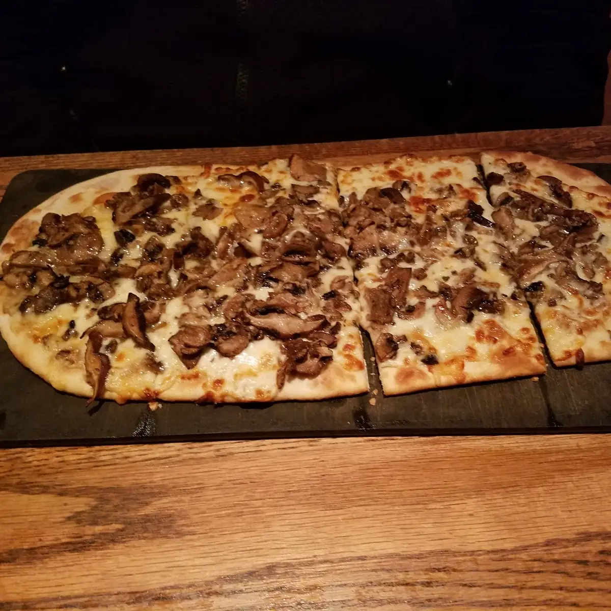 Wild Mushroom Thin Crust Pizza