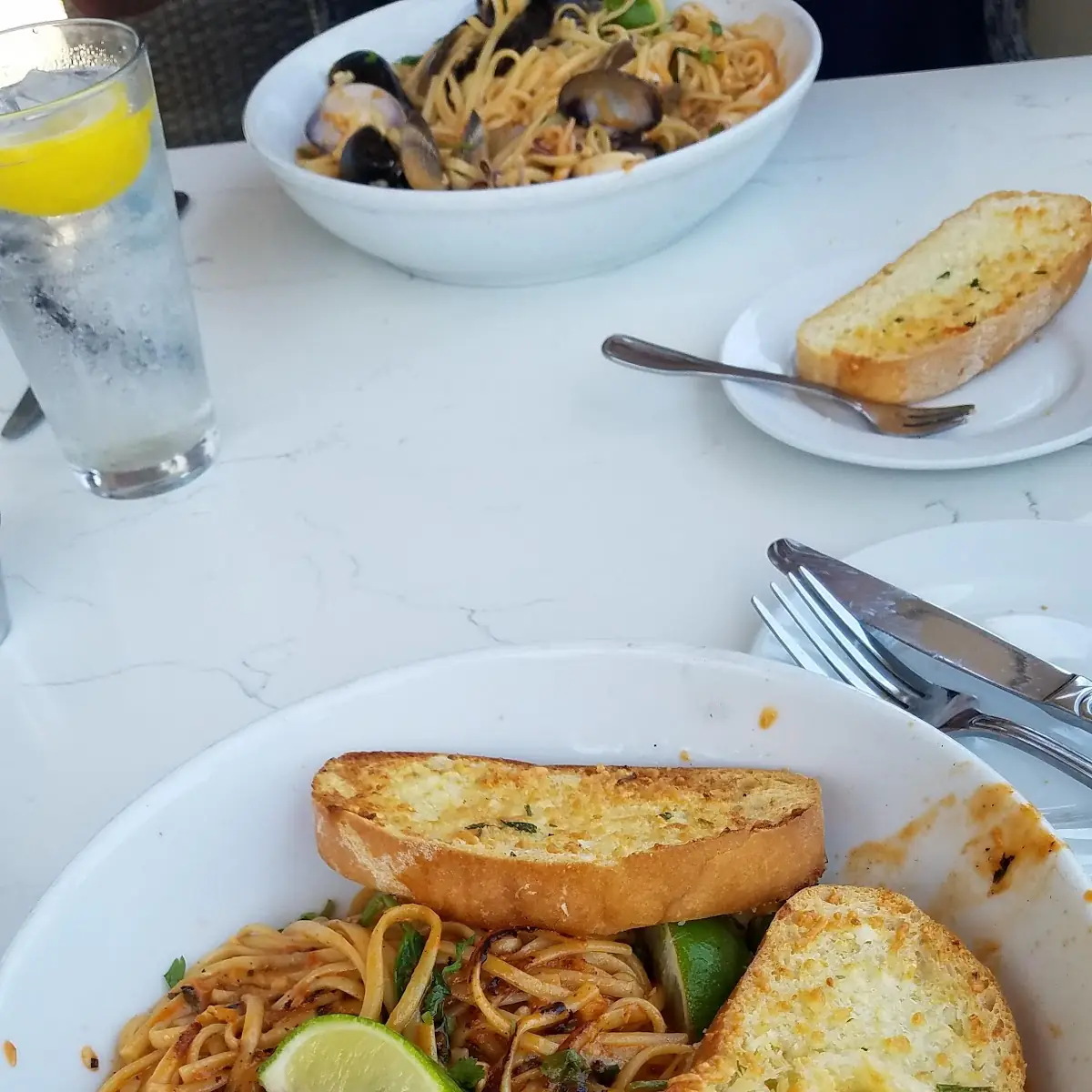 Tequila Lime Shrimp Pasta
