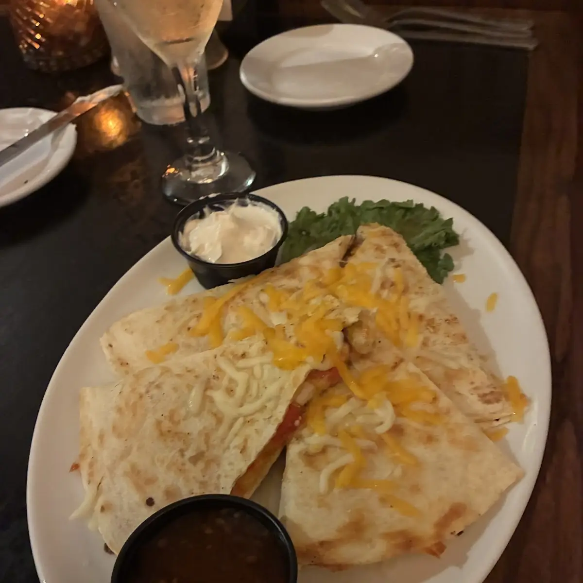 Blackened Chicken Quesadilla