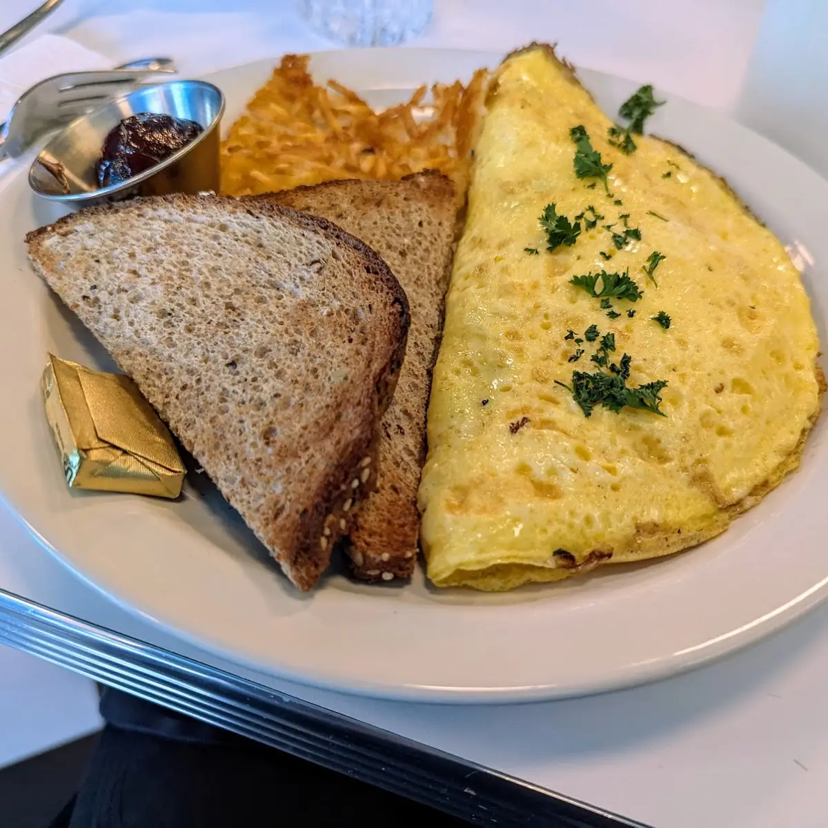 Mediterranean Veggie Omelet