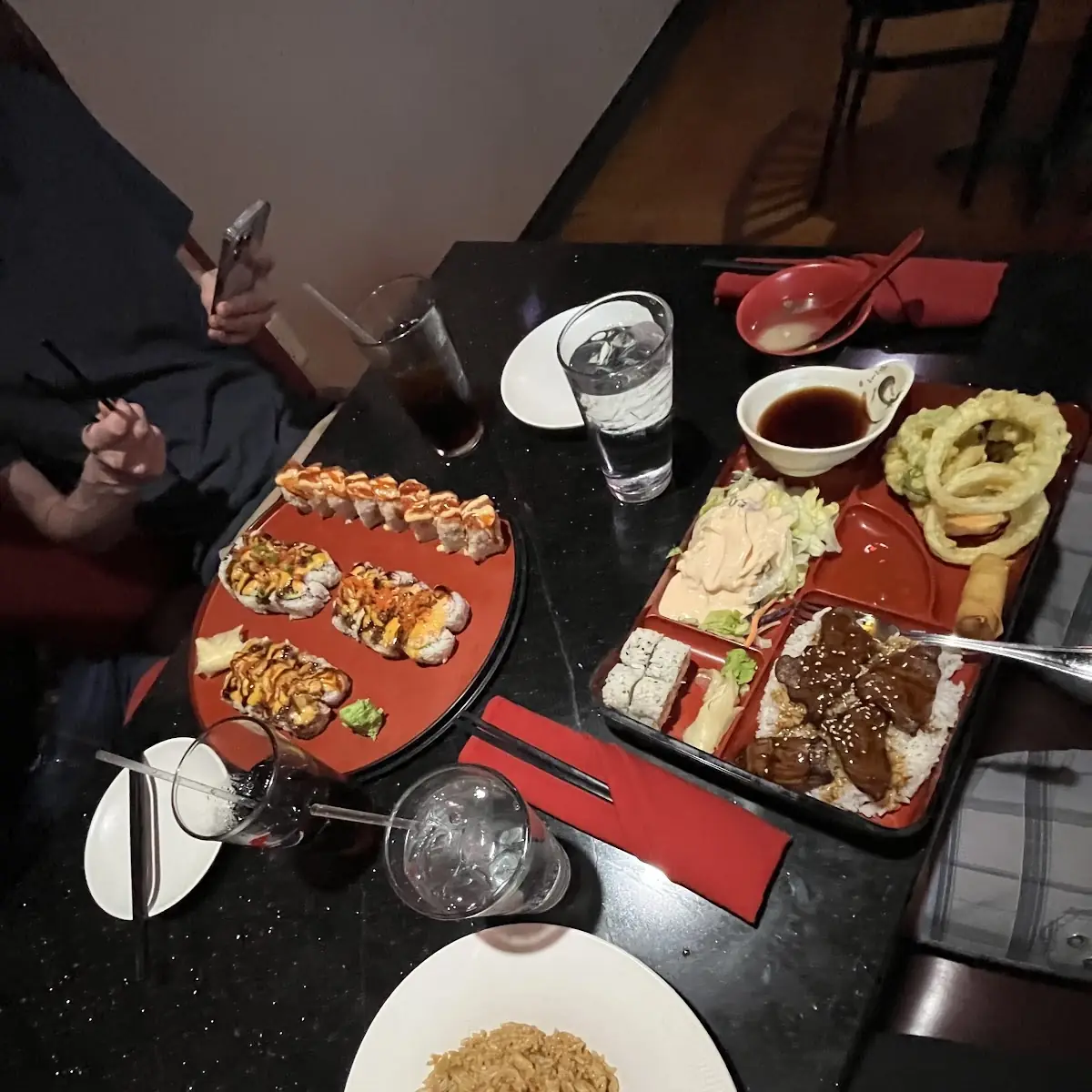 Sushi and Fried Rice