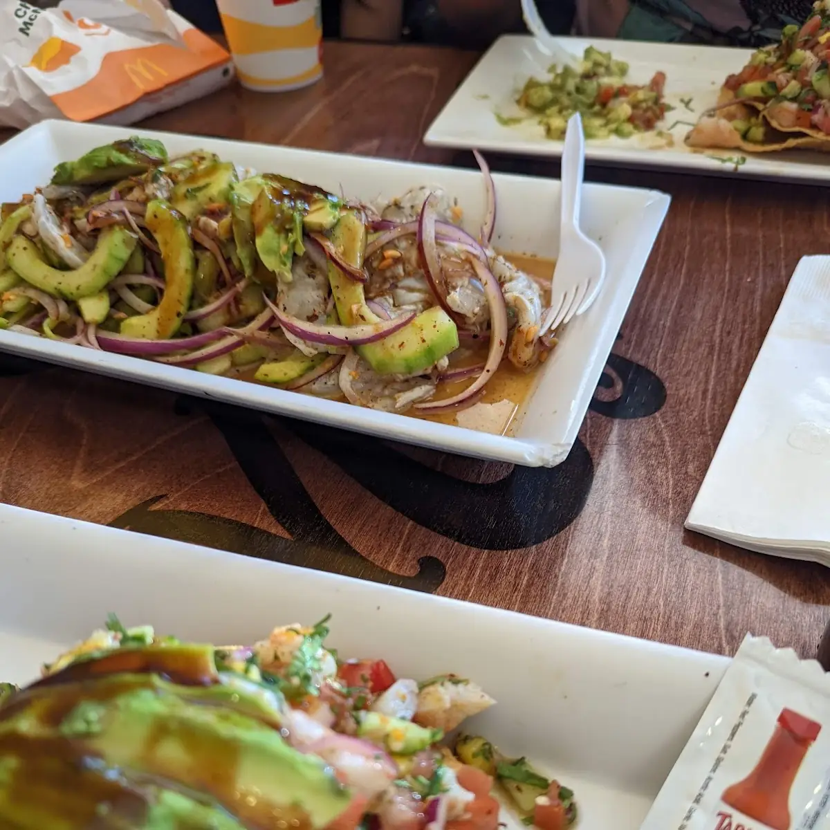 Aguachiles and Shrimp Mango Habanero