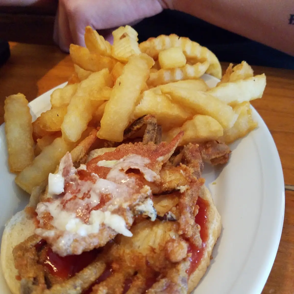 Soft Shell Crab Cake Sandwich