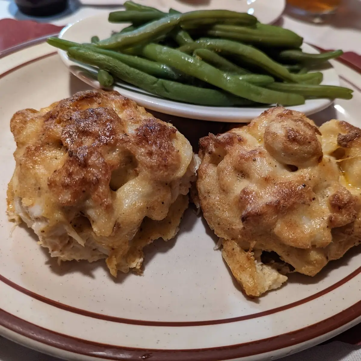 Stuffed Fish and Green Beans