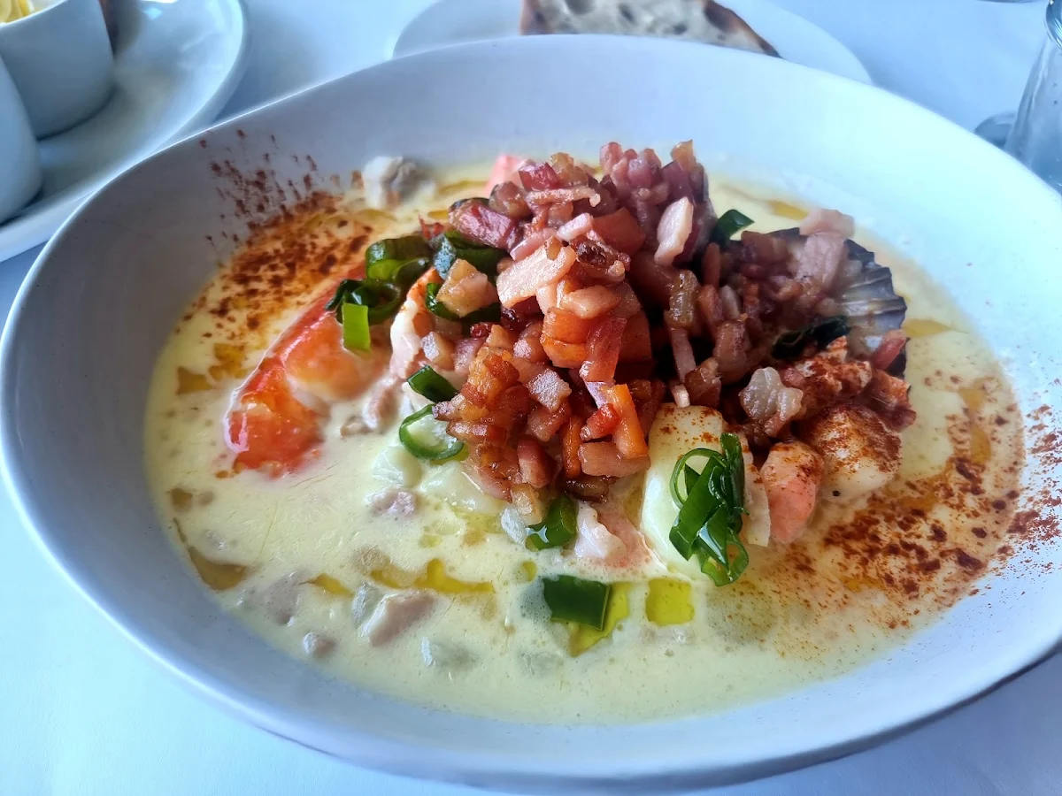 Seafood Chowder, Ocean Restaurant and Bar - Blue Bay