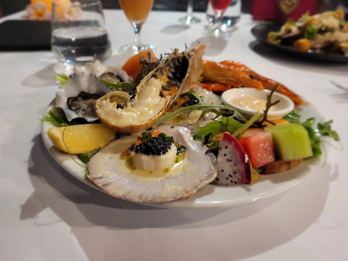 Seafood Tasting Plate, Ocean Restaurant and Bar - Blue Bay