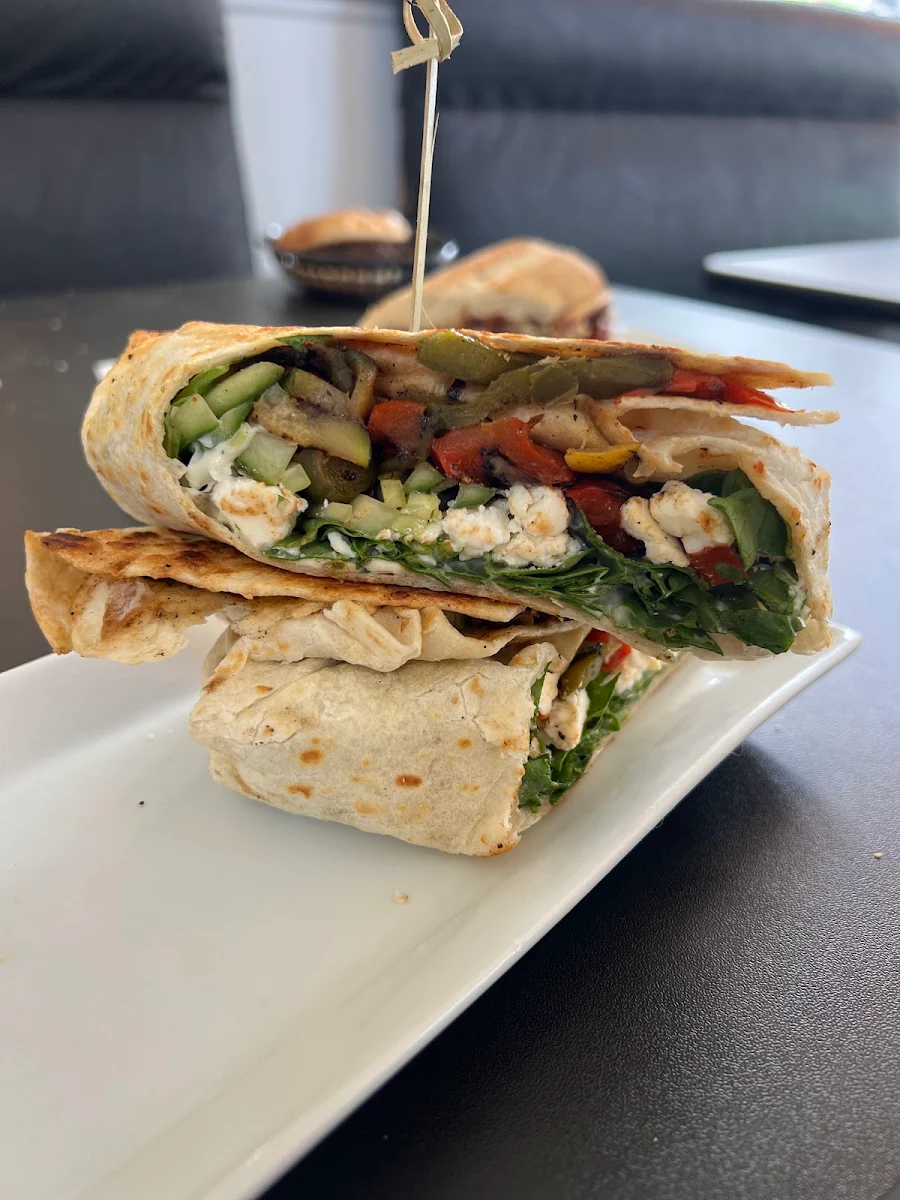 Roasted Veggie Wrap, Harbour House Tap & Kitchen