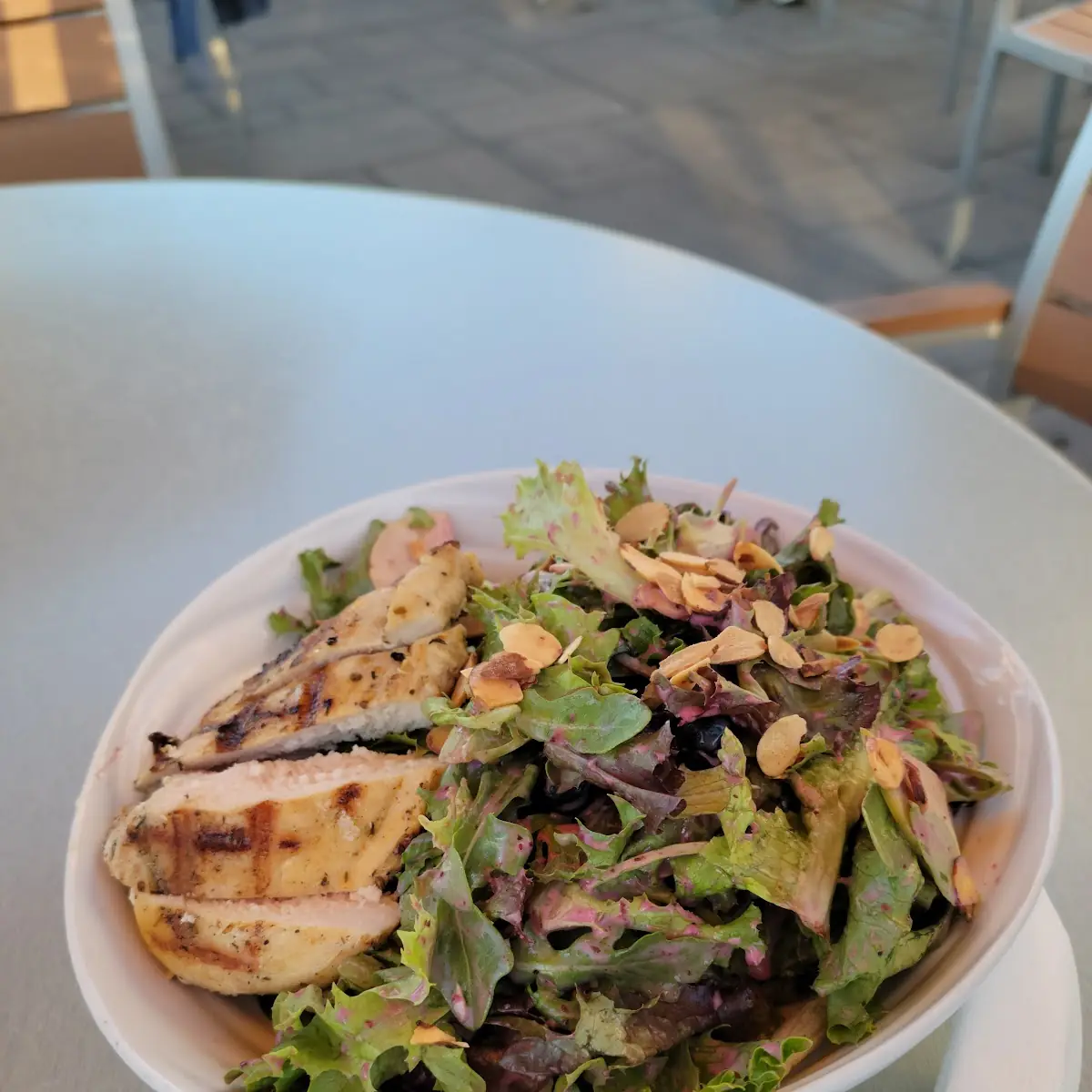 Local Baby Lettuce with Grilled Chicken