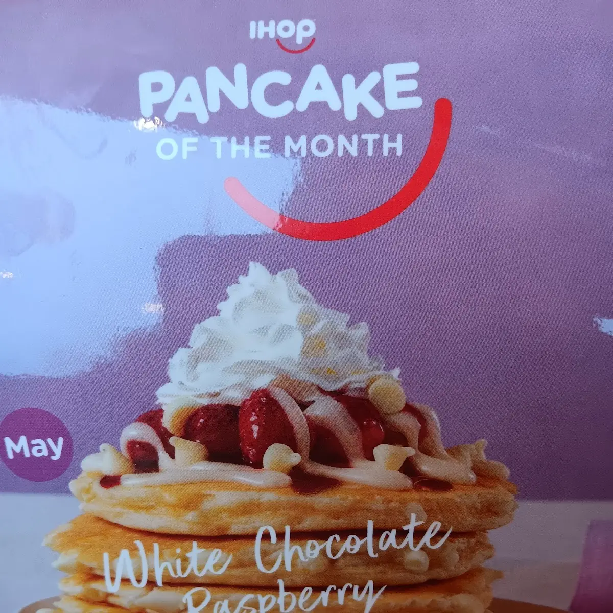 White Chocolate Raspberry Pancakes