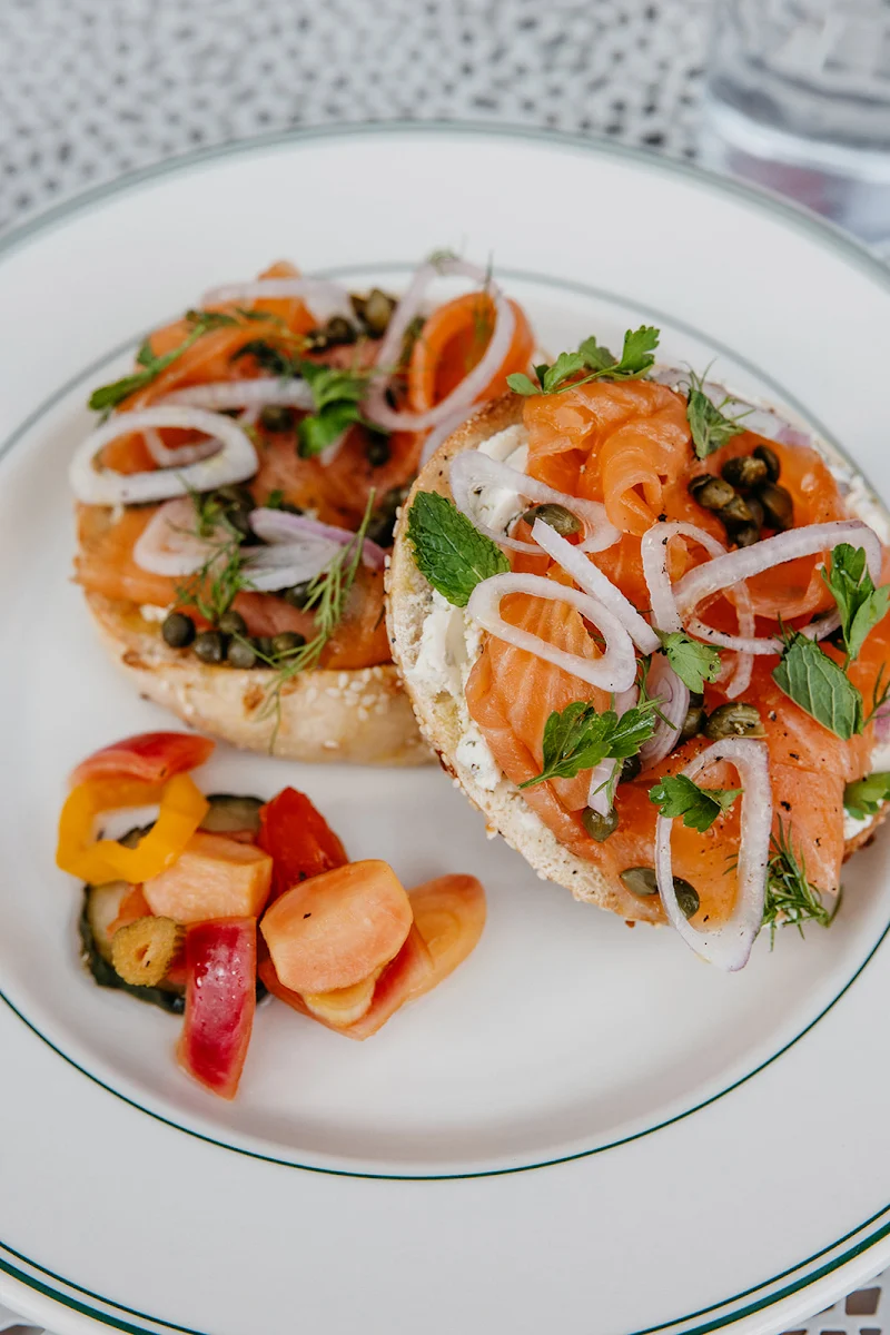 Carrot Lox Bagel