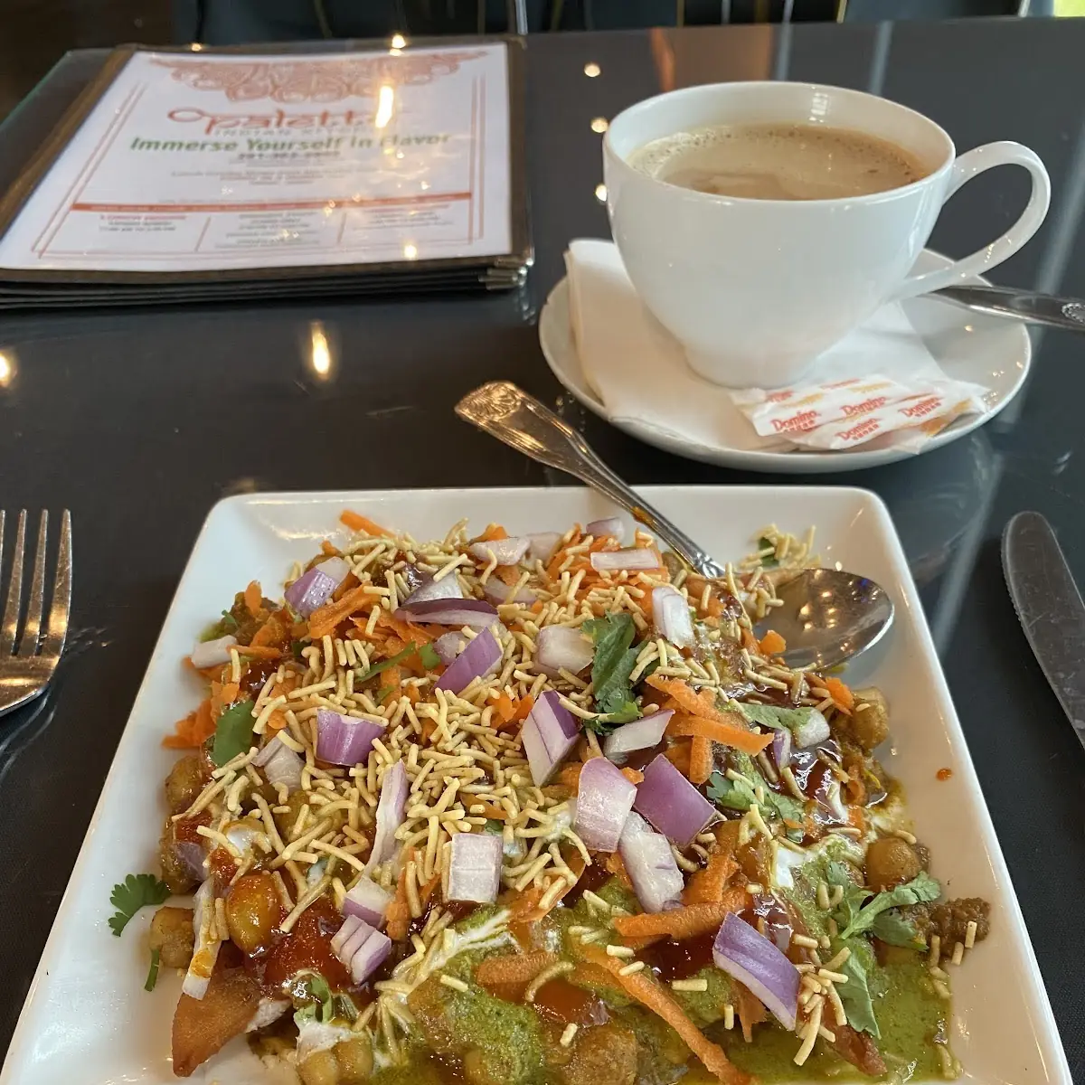 Vegetable Samosa Chat