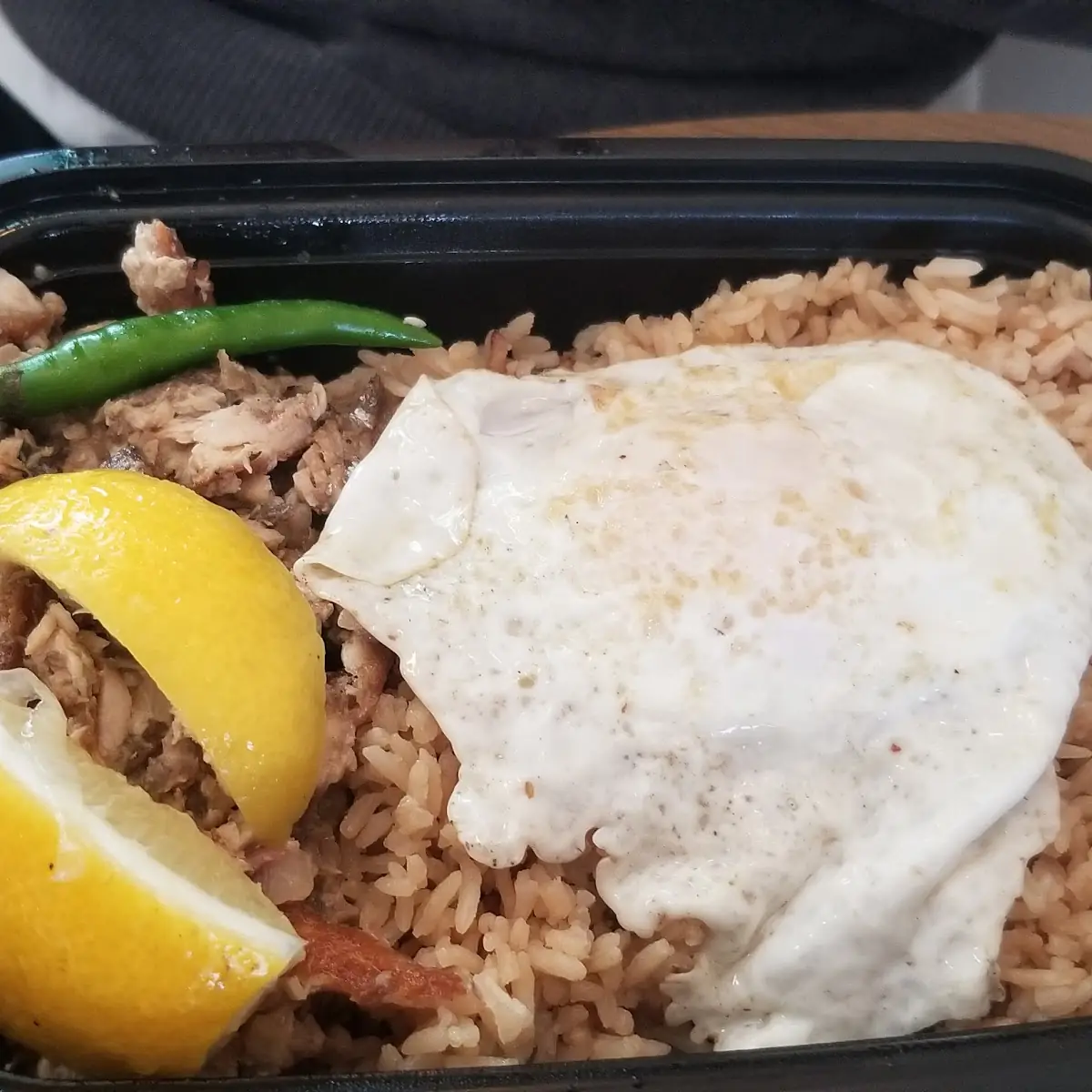Pork Sisig with Fried Egg