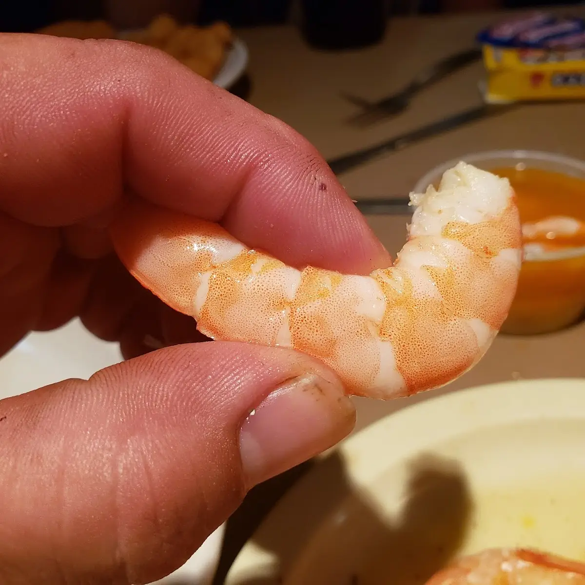 Big Boiled Shrimp