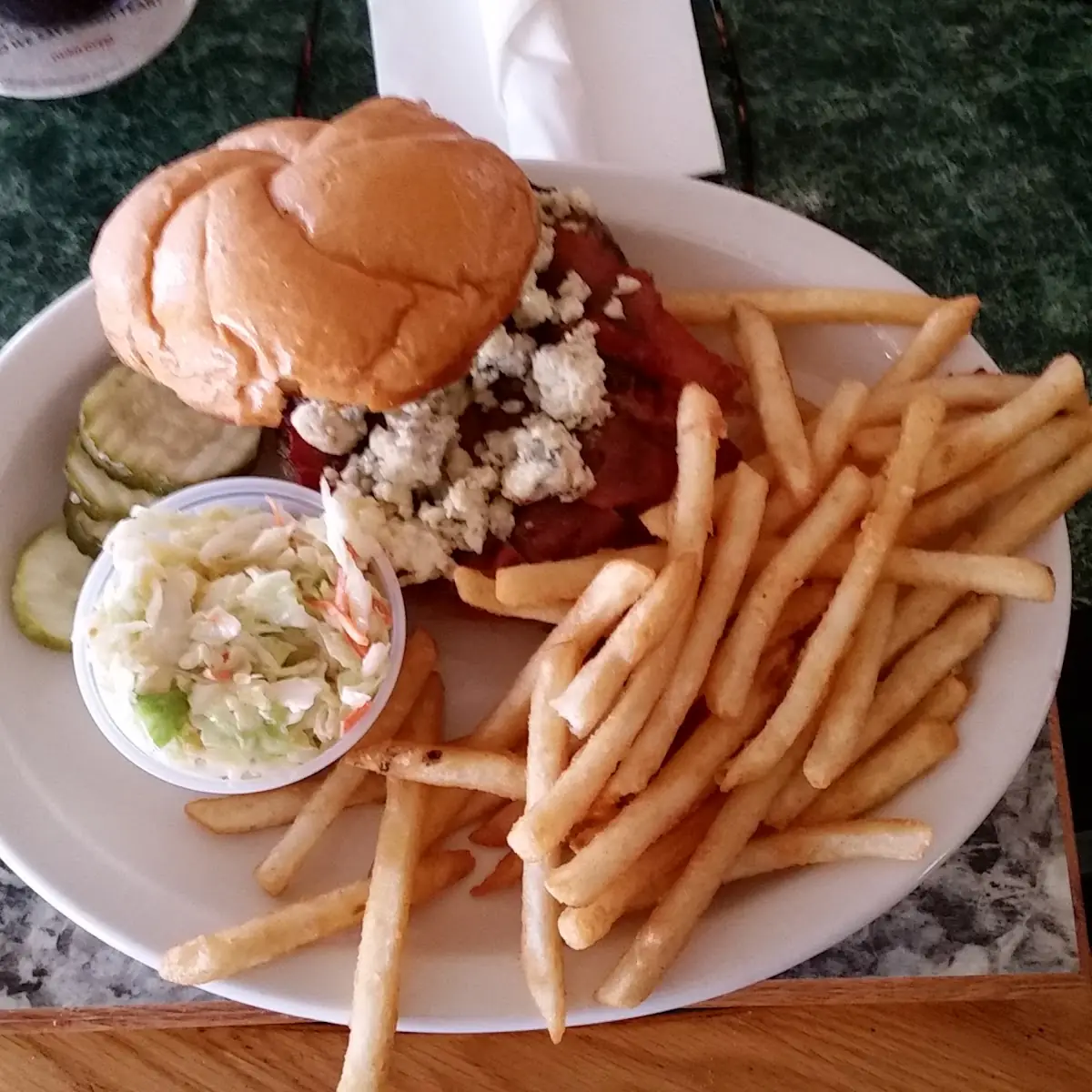 Peanut Butter Burger w Fries