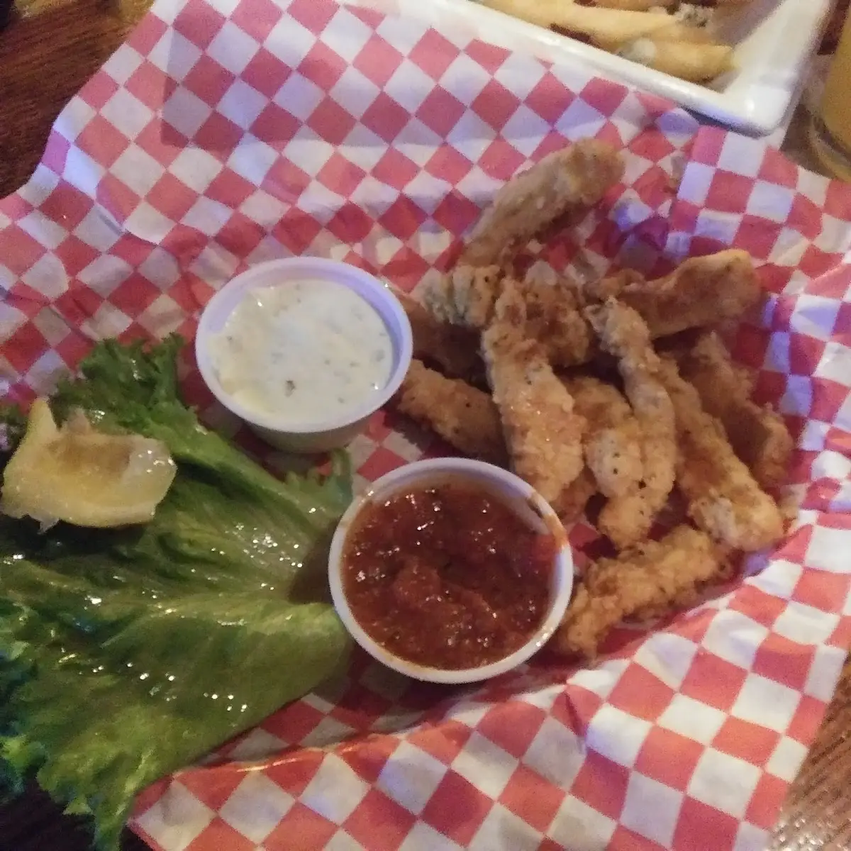 Fried Calamari with a Wonderful Dipping Sauce