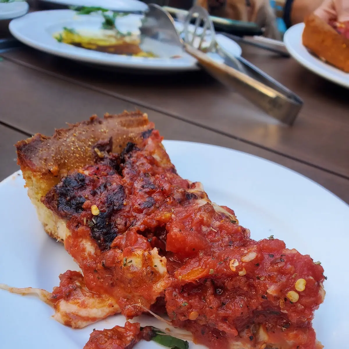Deep Dish Pepperoni Pizza