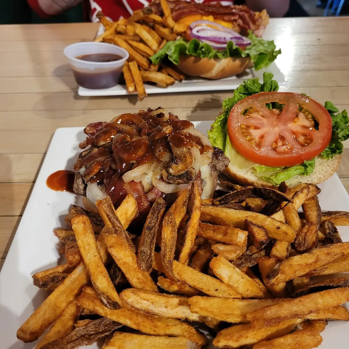 Mushroom Swiss Burger