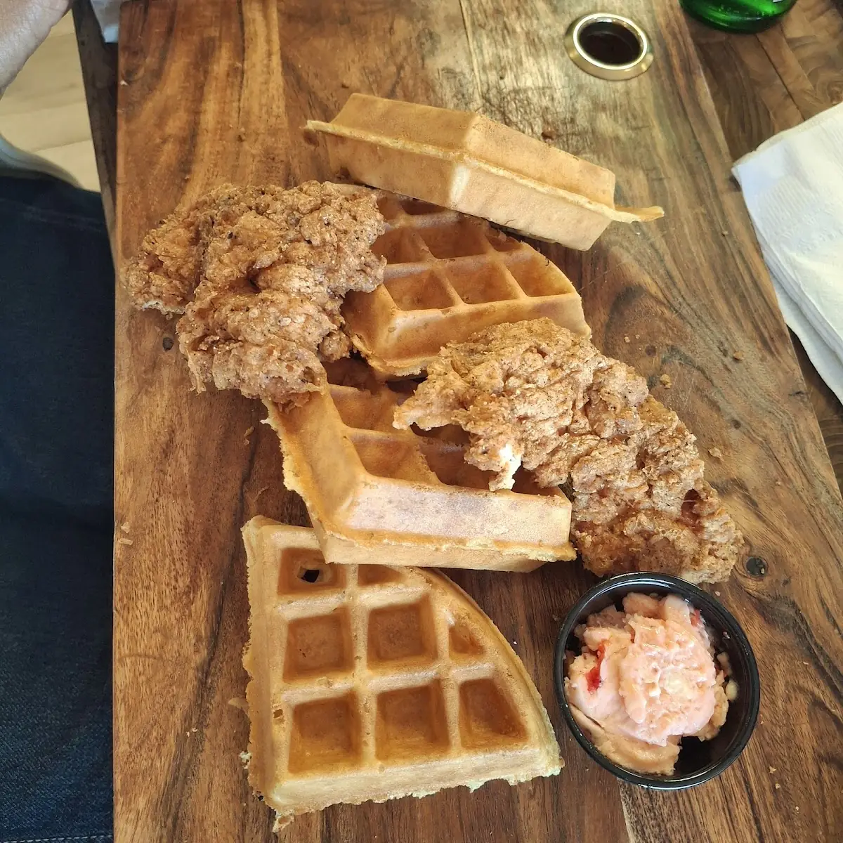 Crispy Fried Chicken and Waffles