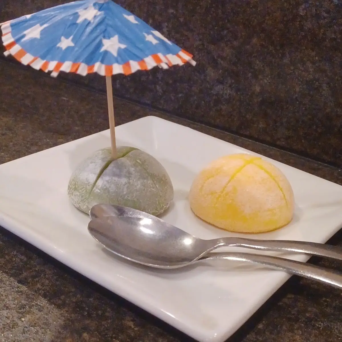 Mochi Green Tea and Mango