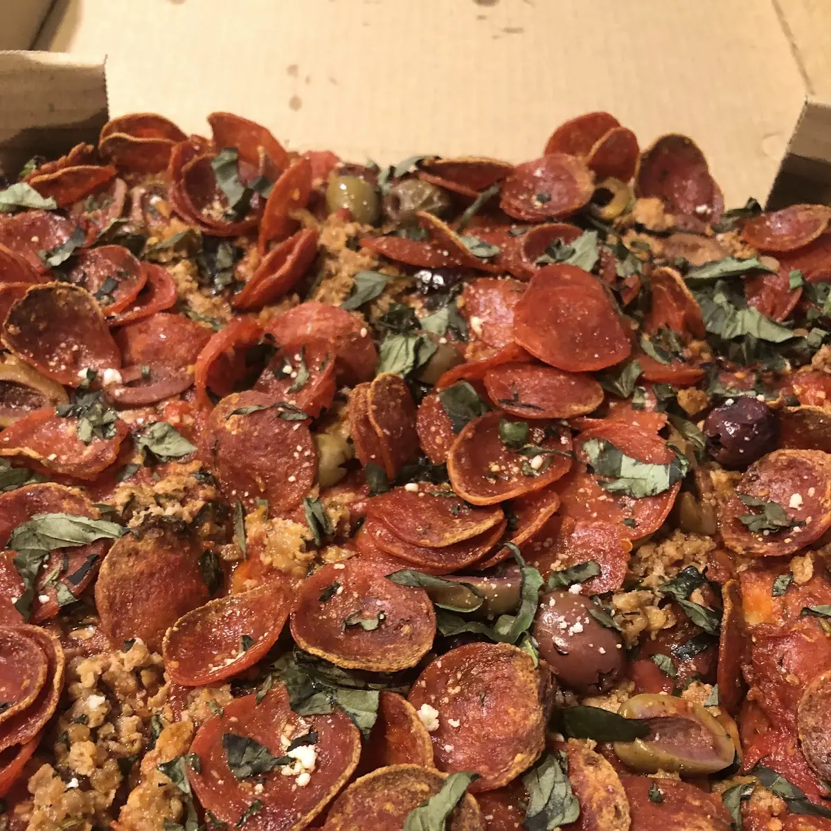 Detroit Style Pepperoni Pizza