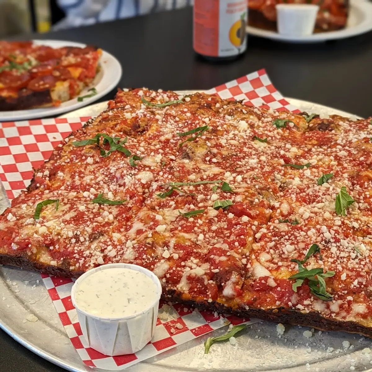 Detroit Style Pizza