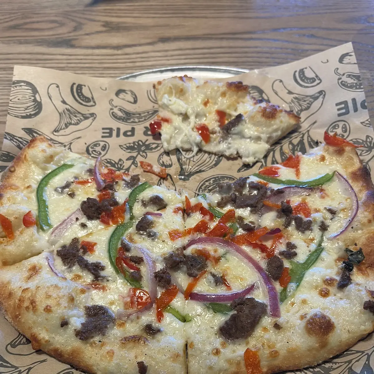 Philly Cheesesteak Pizza