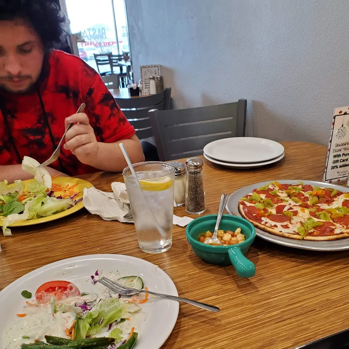 Salad and Pizza Buffet