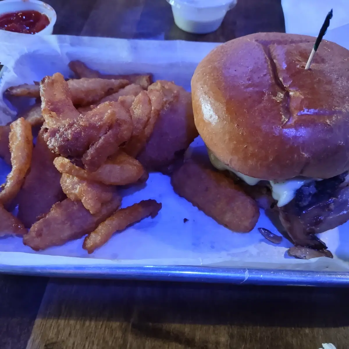 Mushroom Swiss Burger