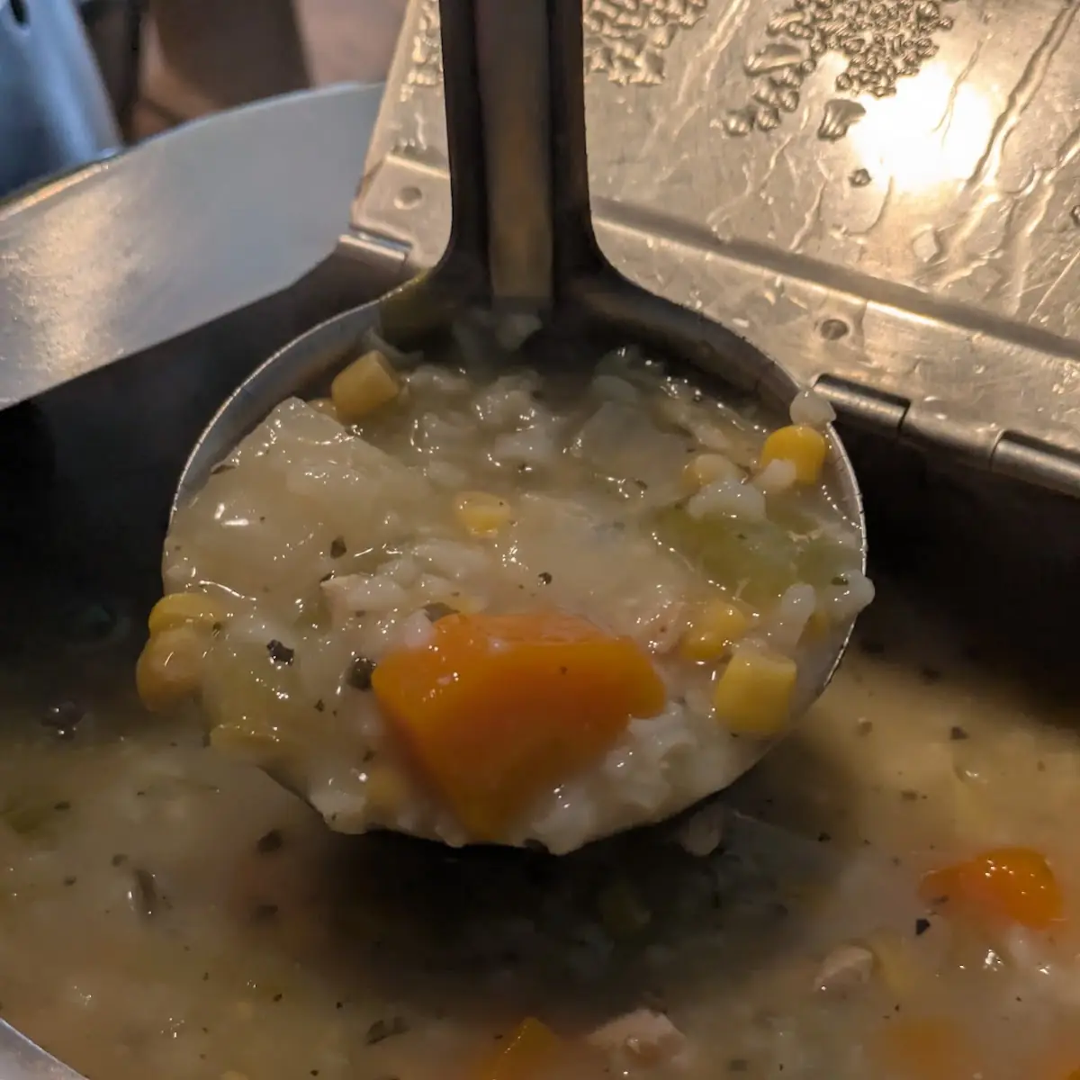 Corn and Chicken Chowder Hot Soup