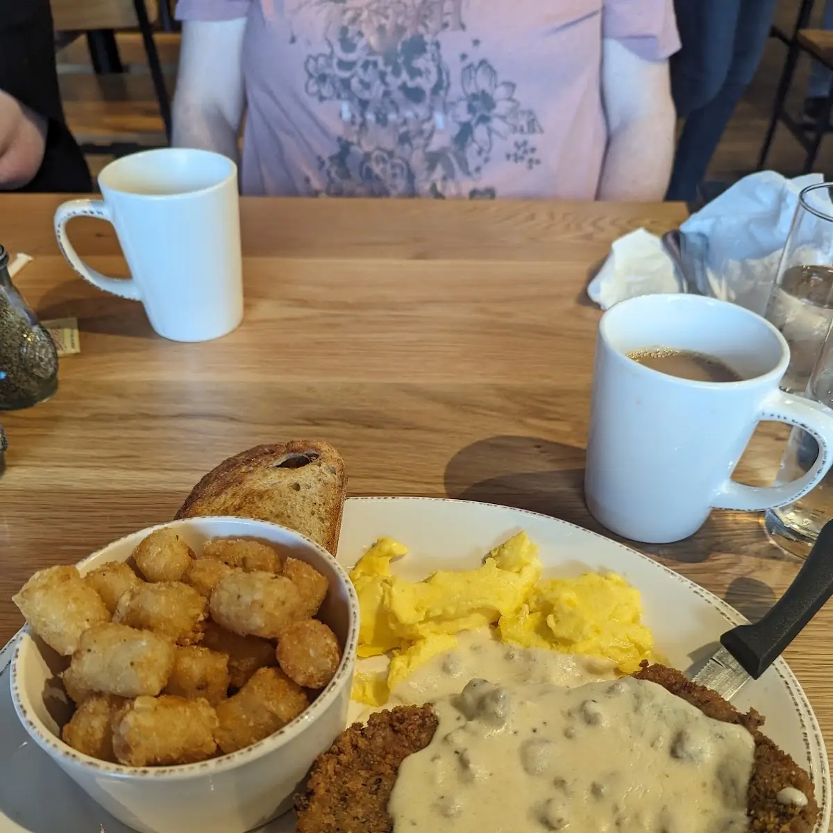Country Fried Steak and Eggs