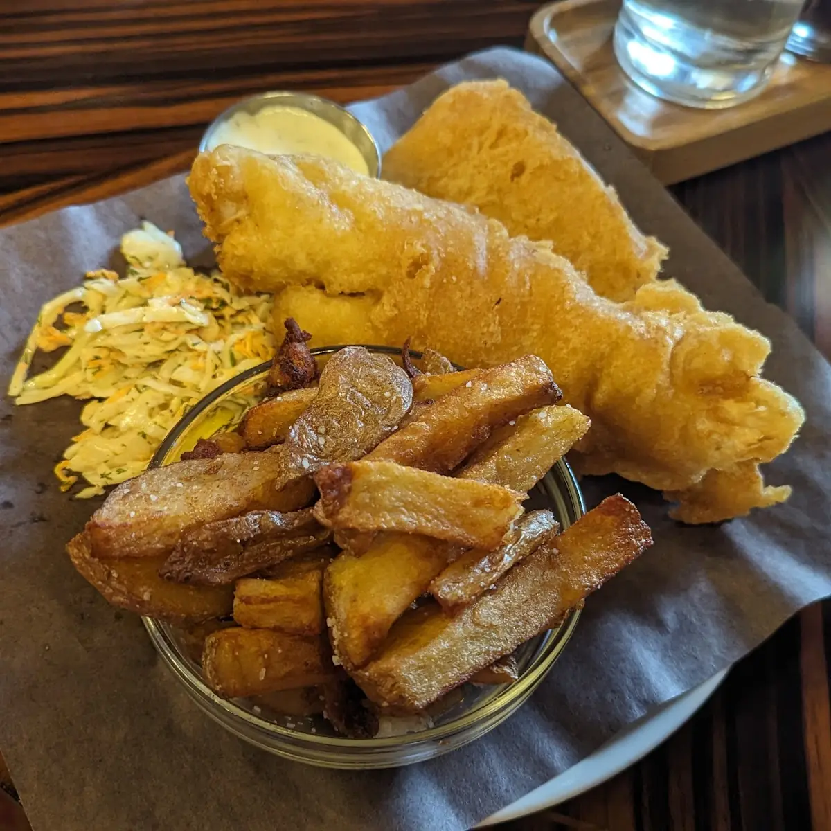 Crispy Ale Battered Haddock