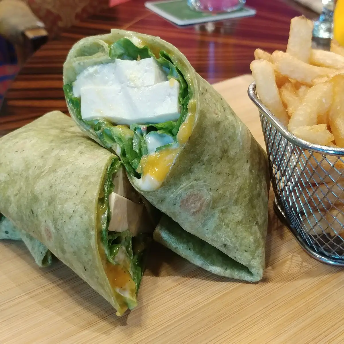 Curry Tofu Wrap