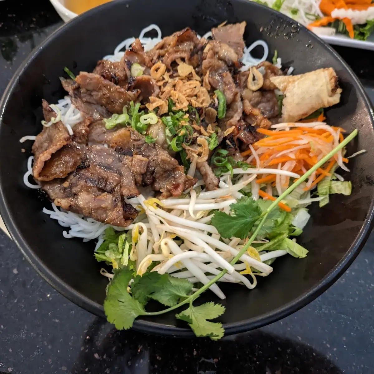 3B. Bún Heo Nướng / Vermicelli with Grilled Pork