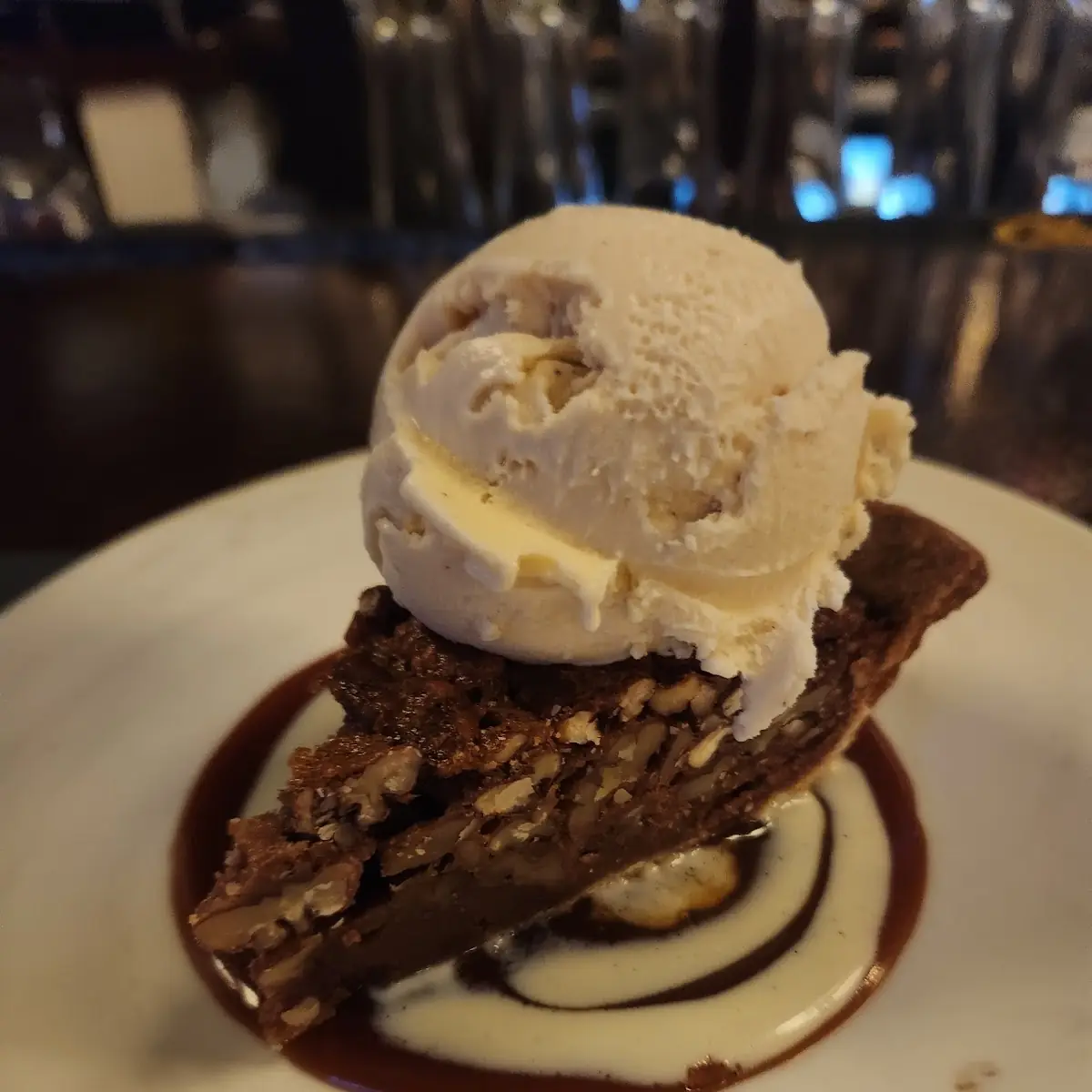 Milk Chocolate & Bourbon Pecan Pie