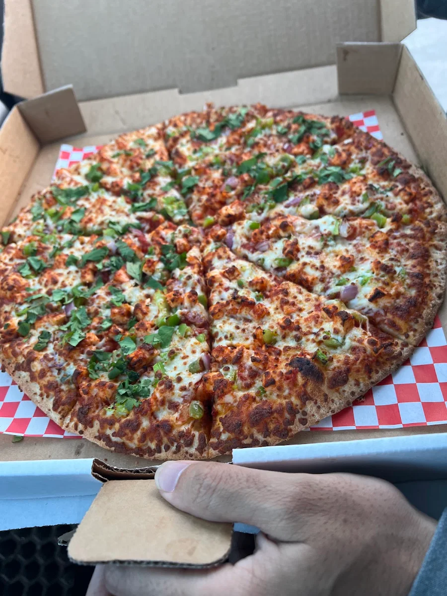 Achari Paneer Pizza, City South Pizza