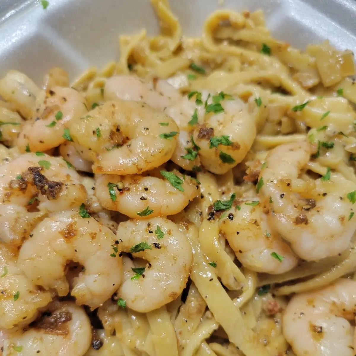 Shrimp Fettuccine Alfredo
