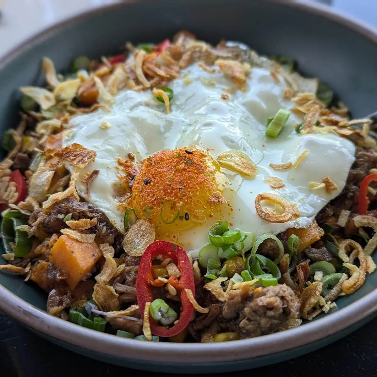 Korean Steak & Eggs Bowl