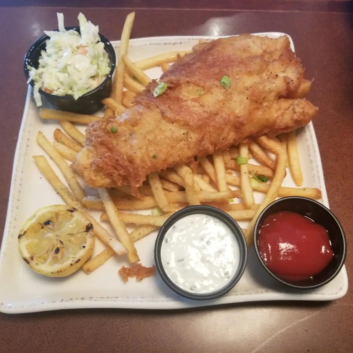 Ale Battered Fish 'N' Chips