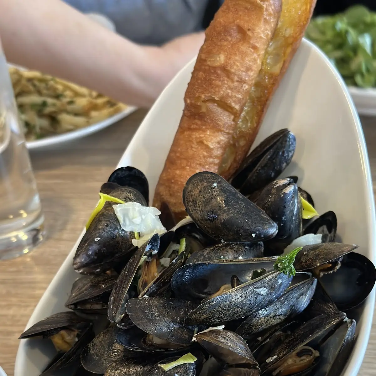 Steamed Mussels