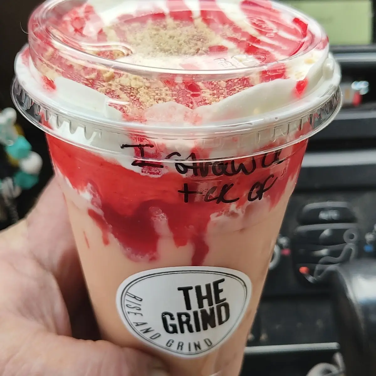 Strawberry Shortcake Iced Latte