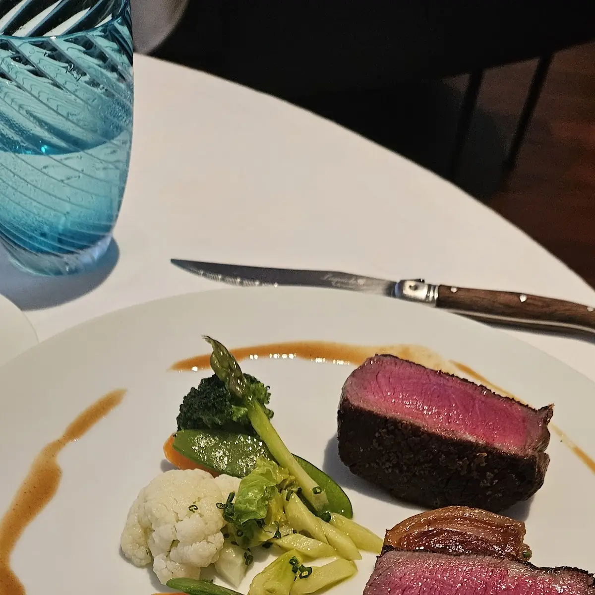 Filet Mignon with Peppercorn Sauce