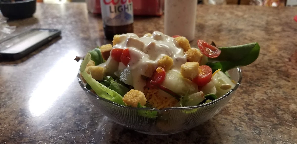 Salad with Blue Cheese Dressing