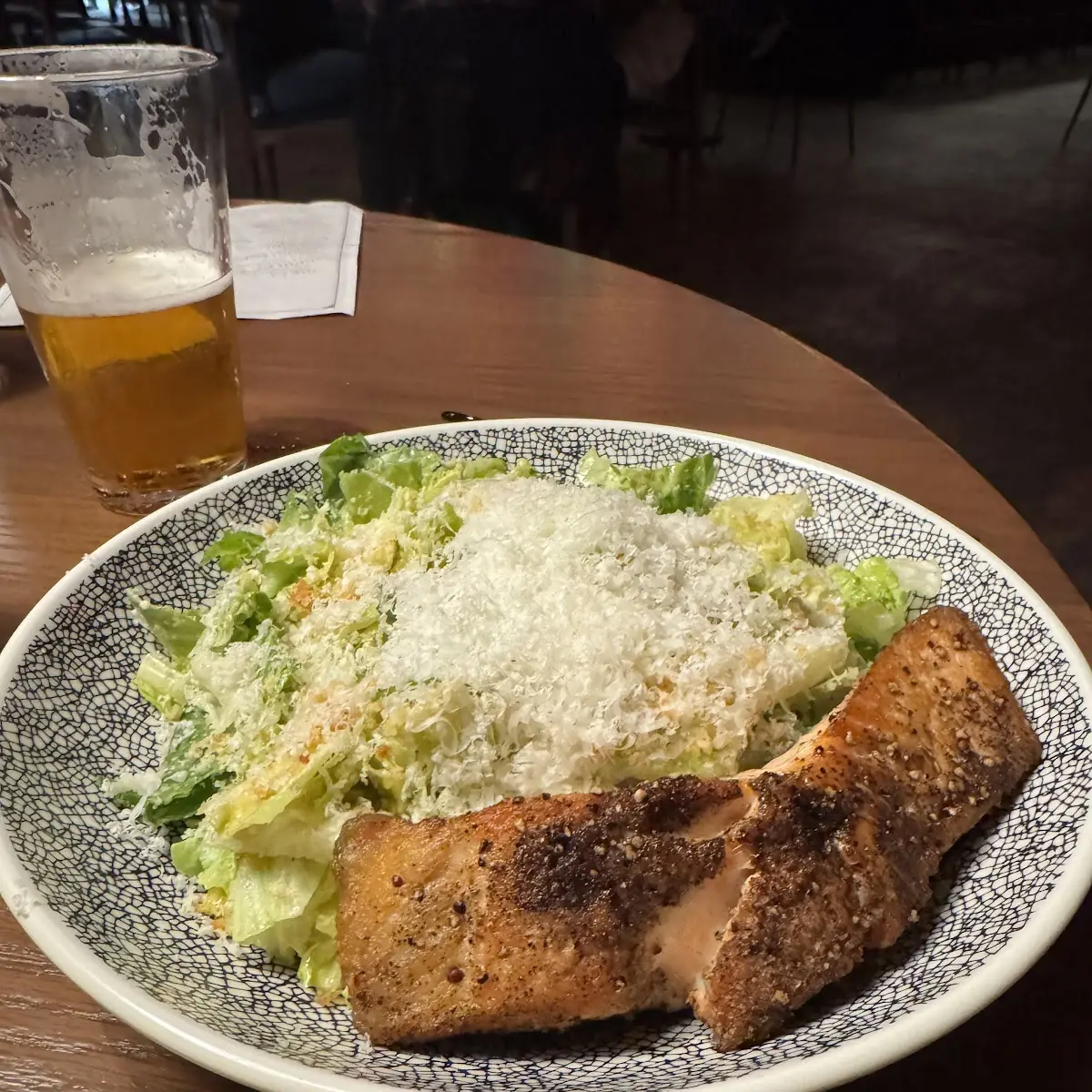 Salmon Caesar Salad