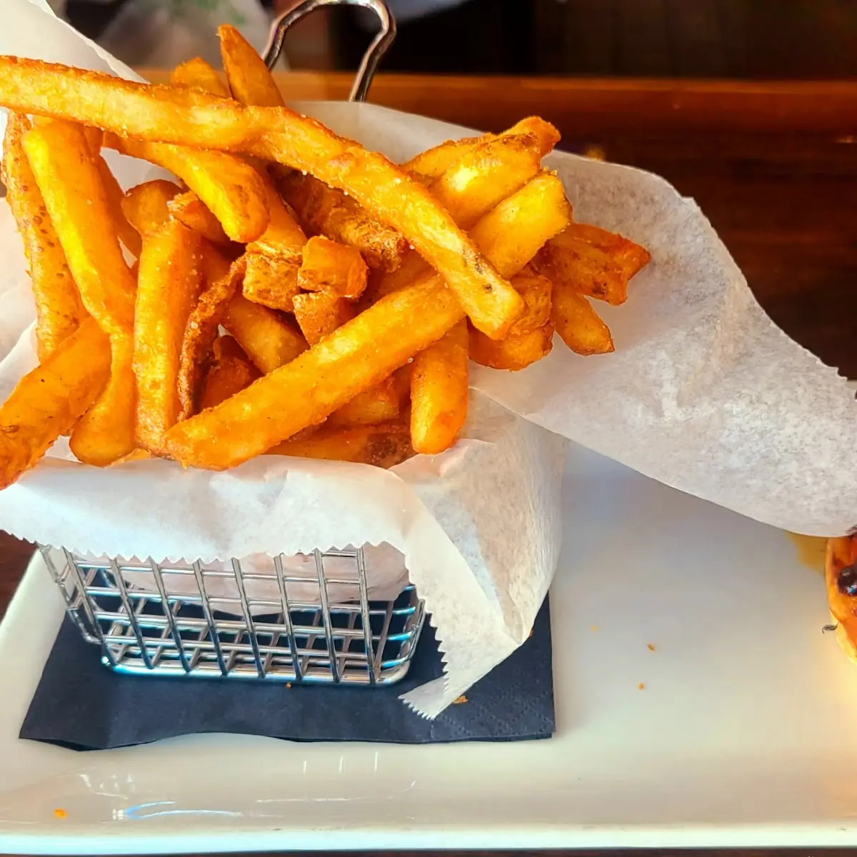 Caprese Chicken Sandwich and Fries