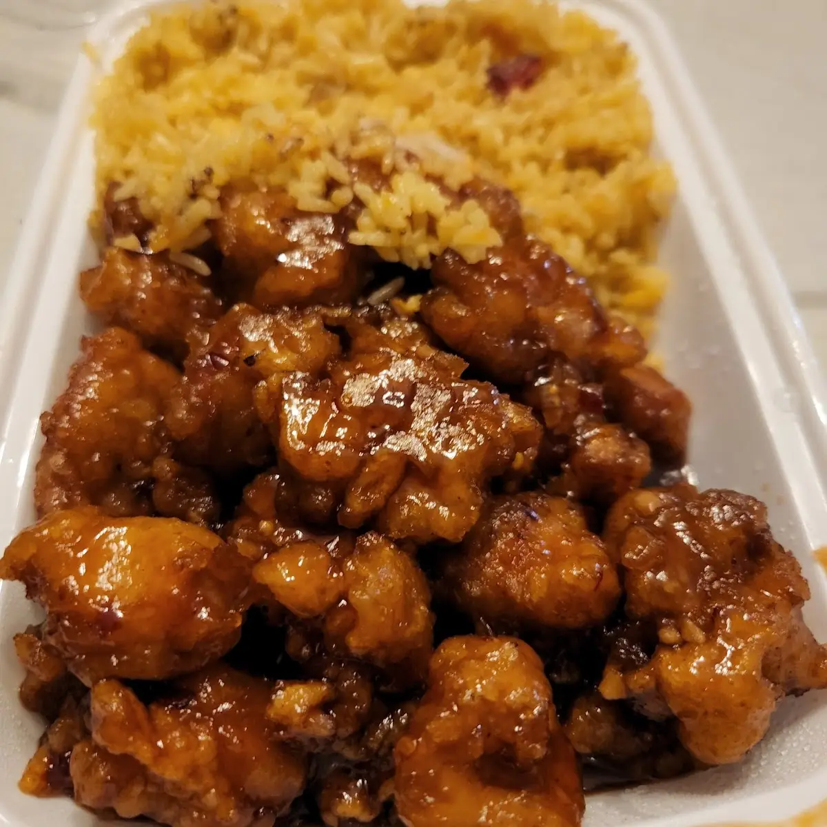 General TSO's Chicken Fried Rice