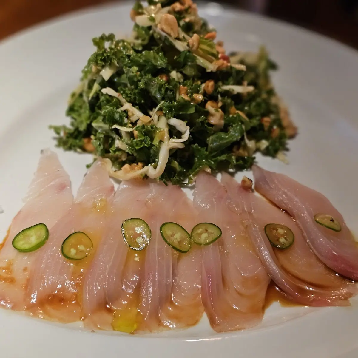Yellowtail Sashimi Salad