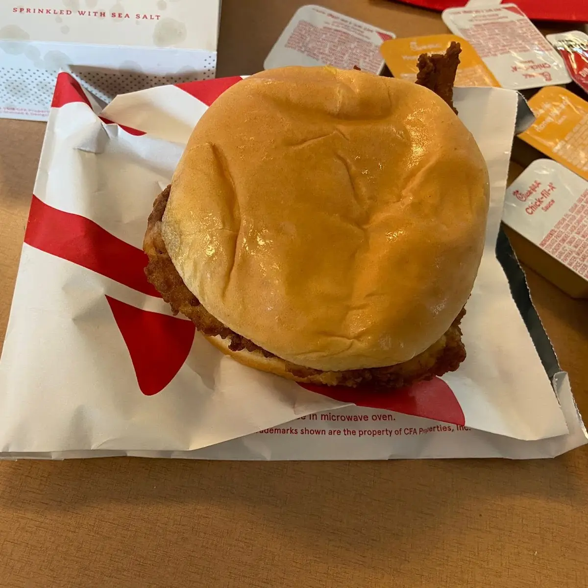 Original Chic Fil a Sandwich